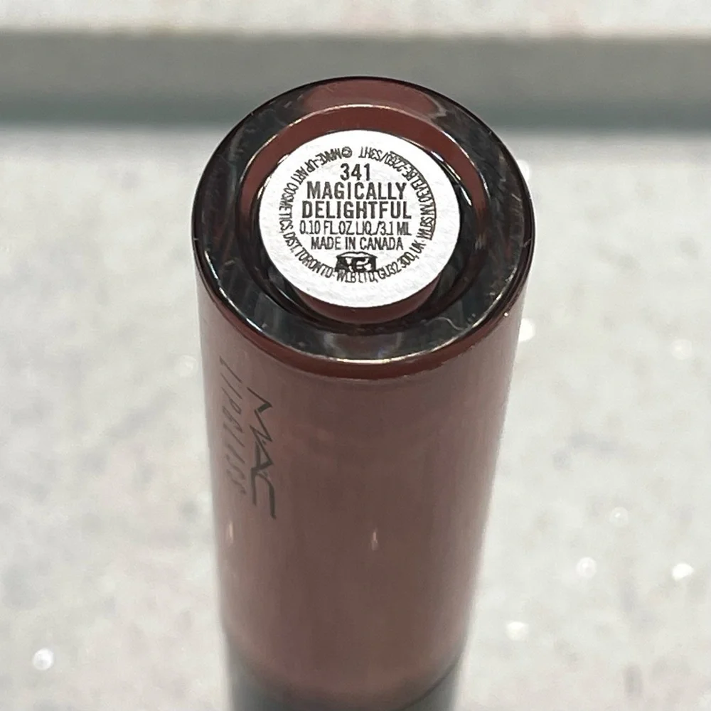 VAULTED ~ MAC ~ ‘341 MAGICALLY DELIGHTFUL’ Lipglass Brilliant ~ Full Size ~ NIB